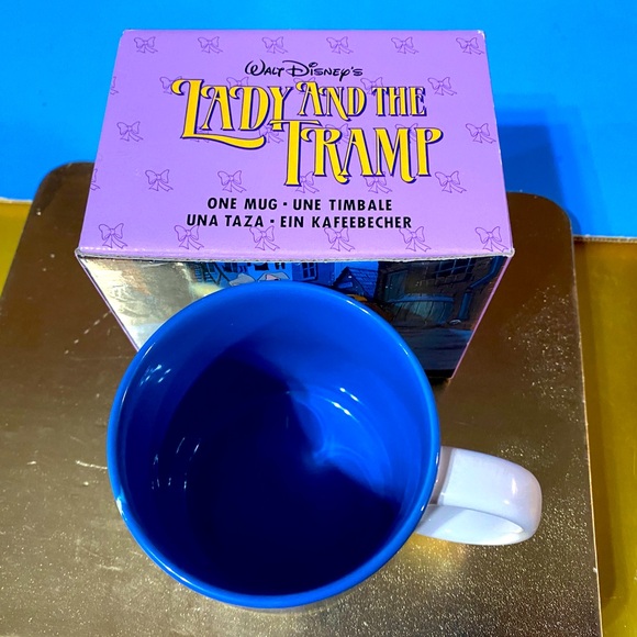 WALT DISNEY’S LADY AND THE TRAMP 90’s DISNEY STORE EXCLUSIVE CERAMIC MUG JAPAN - Picture 12 of 16